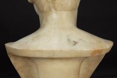 Grand Tour Italian Antique Marble Bust Sculpture Young Caesar Augustus  - 4804280