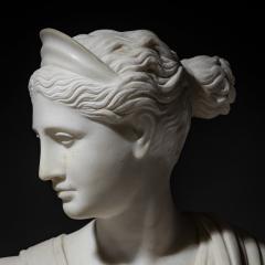 Grand Tour Marble Bust of Diana of Versailles 19th Century - 4543244