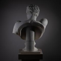 Grand Tour Marble Bust of Hermes of Olympia Italy - 4431157