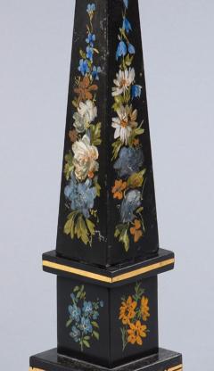 Grand Tour Painted Marble Obelisk - 1606487