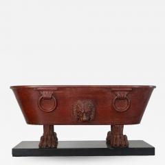 Grand Tour Rosso Antico Marble Model of a Roman Labrum or Bath - 1558928