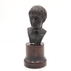 Grand Tour Small Bronze Bust of Emperor Severus Alexander Italy 19th century - 3895937