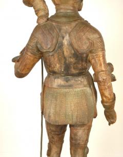 Grand Tour Terracotta Statue of an Armored Knight - 4156968