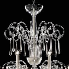 Grand Venetian Curls Murano Glass Chandelier in Clear Glass - 4629902