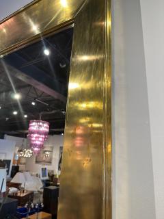 Grand Vintage Italian Brass Framed Mirror - 4637080