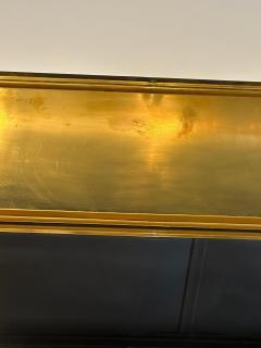 Grand Vintage Italian Brass Framed Mirror - 4637104