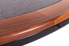 Granite and Steel Yacht Style Dining Table - 669250