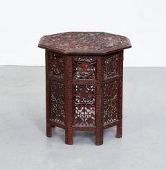 Grapevine Carved Octagonal Drinks Table - 3462765