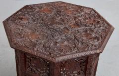 Grapevine Carved Octagonal Drinks Table - 3462769