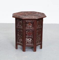 Grapevine Carved Octagonal Drinks Table - 3462770