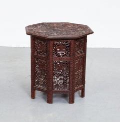Grapevine Carved Octagonal Drinks Table - 3462771