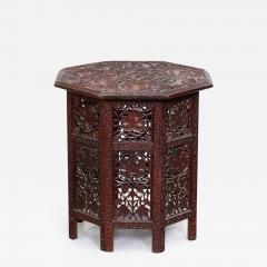 Grapevine Carved Octagonal Drinks Table - 3467619