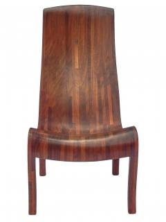 Graphic 20th Century Wood Side Chair - 2158859