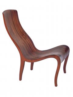 Graphic 20th Century Wood Side Chair - 2158861