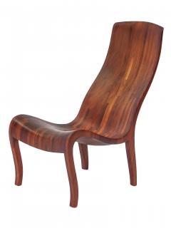 Graphic 20th Century Wood Side Chair - 2158864