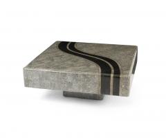 Graphic Tessellated Marble Coffee Table - 1092319