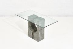 Graphic Tessellated Marble Console Table 1980 - 2055029