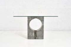 Graphic Tessellated Marble Console Table 1980 - 2055031