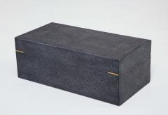 Graphite Grey Shagreen Box - 1150338