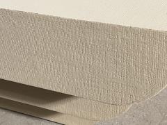 Grasscloth Tiered Coffee Table Style of Karl SPRINGER 1970 - 3291329