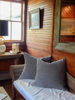 Gray Homespun Pillow - 4656941