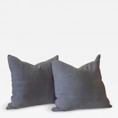 Gray Homespun Pillow - 4659718