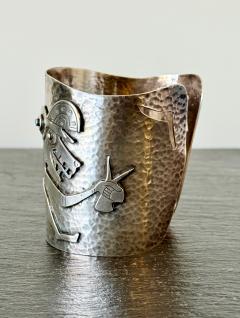 Graziella Laffi Bespoken Sculptural Sterling Silver Bracelet by Graziella Laffi - 4570292