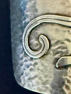 Graziella Laffi Bespoken Sculptural Sterling Silver Bracelet by Graziella Laffi - 4570297