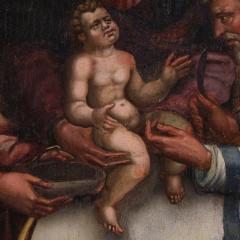 Great 16th century Italian painting on panel The Circumcision of Jesus - 4324277