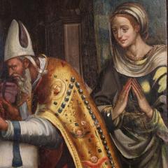 Great 16th century Italian painting on panel The Circumcision of Jesus - 4324278