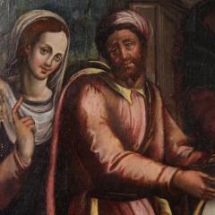 Great 16th century Italian painting on panel The Circumcision of Jesus - 4324281