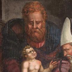 Great 16th century Italian painting on panel The Circumcision of Jesus - 4324284