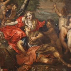 Great 17th century Flemish painting Rinaldo and Armida - 4142762