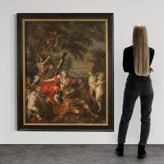 Great 17th century Flemish painting Rinaldo and Armida - 4142763