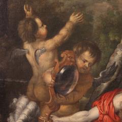 Great 17th century Flemish painting Rinaldo and Armida - 4142768