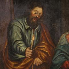Great 17th century French painting Adoration of the Shepherds - 4018587