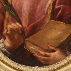 Great 17th century Italian oval painting Saint Lawrence - 4334521