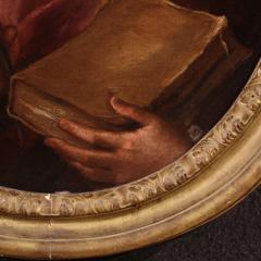 Great 17th century Italian oval painting Saint Lawrence - 4334523