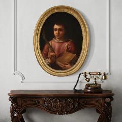 Great 17th century Italian oval painting Saint Lawrence - 4334527