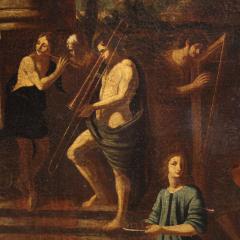 Great 17th century Italian painting Herods Banquet - 4156828