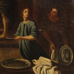 Great 17th century Italian painting Herods Banquet - 4156830