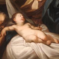 Great 17th century Italian painting Holy Family - 4112978