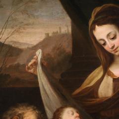 Great 17th century Italian painting Holy Family - 4112979