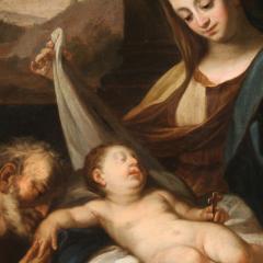 Great 17th century Italian painting Holy Family - 4112980