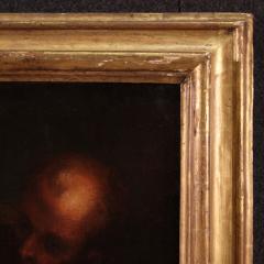 Great 17th century Italian painting Holy Family with the Infant Saint John - 4133814