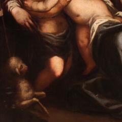 Great 17th century Italian painting Holy Family with the Infant Saint John - 4133815