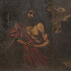 Great 17th century Italian painting Saint John the Baptist - 4314475