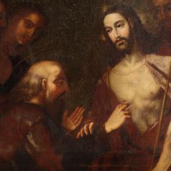 Great 17th century Italian painting The Incredulity of Saint Thomas - 4160918