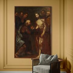 Great 17th century Italian painting The Incredulity of Saint Thomas - 4160920