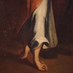 Great 17th century religious painting Christ Appearing to Saint Catherine - 4341701